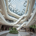 LF Estructura de acero Compras Mall Glass Roof Atrium